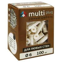 Дюбель универсальный ЕВРОПАРТНЕР MULTI plug 6х25мм 100шт. 76091196