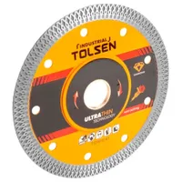 Диск алмазный отрезной сплошной ультратонкий TOLSEN 230x22.2мм 76759