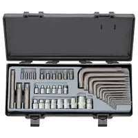 Набор инструментов с Е-профиль головками+Torx ключи FORCE 41шт. 4411