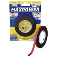 Лента вспененная двухсторонняя для широкого применения черная HPX MAXPOWER 6мм*2м OT0602
