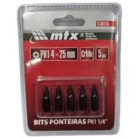 Набор бит MATRIX PH1 4х25мм 5шт. 1136155