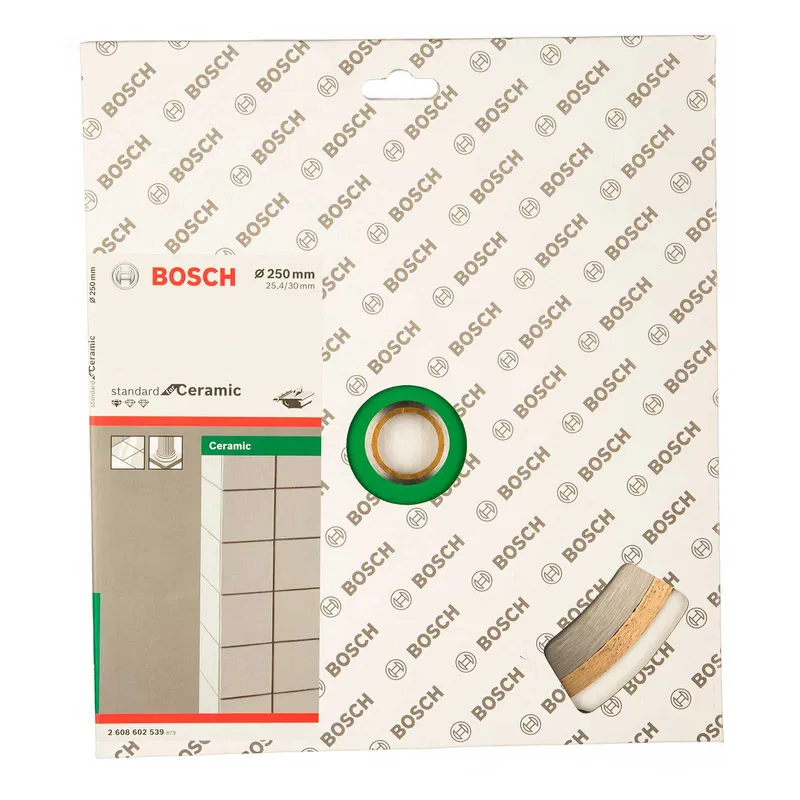 Диск алмазный отрезной для настольных пил Bosch Professional for Ceramic 250х30/25.4мм 2608602539