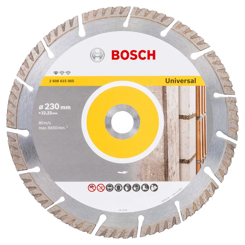 Диск алмазный Bosch Standard for Universal 230х2.6х22.2мм 2608615066