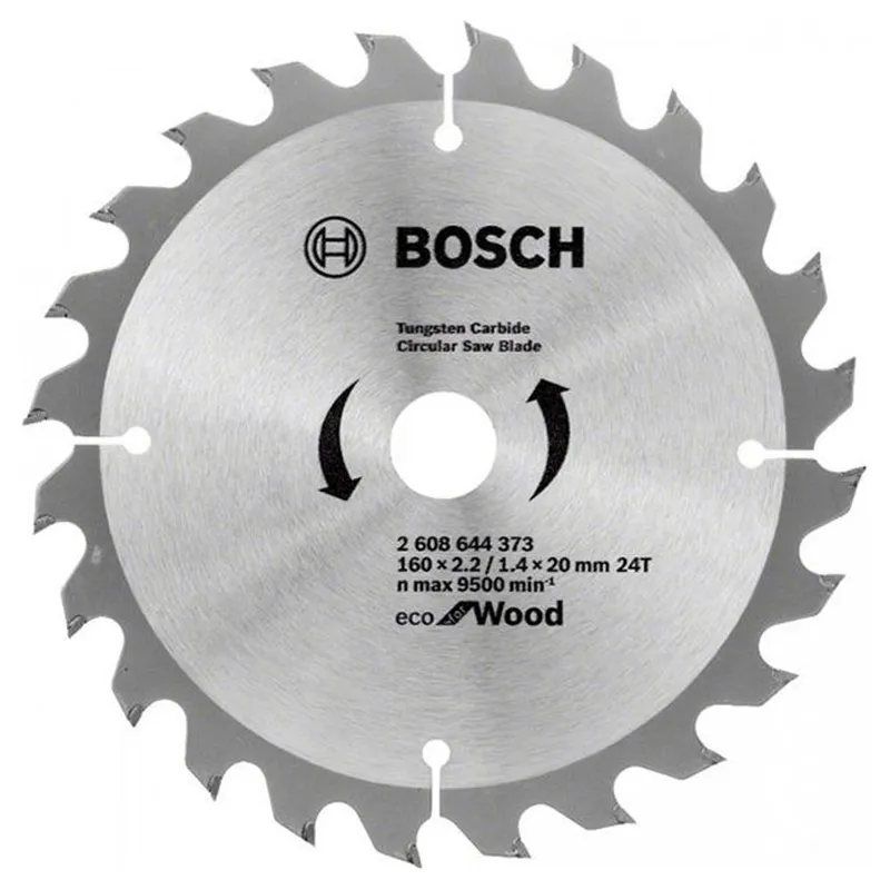 Диск пильный Bosch ECO WOOD 160x20/16-24T 2608644373