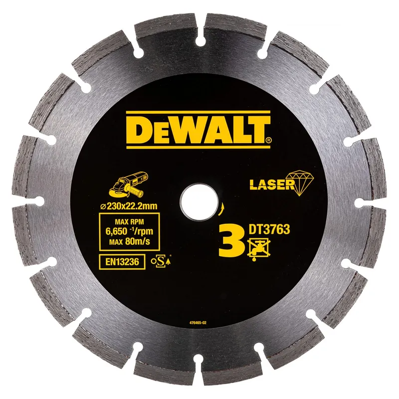 Диск отрезной алмазный по граниту DeWALT 230х2.8х22.2мм DT3763-XJ