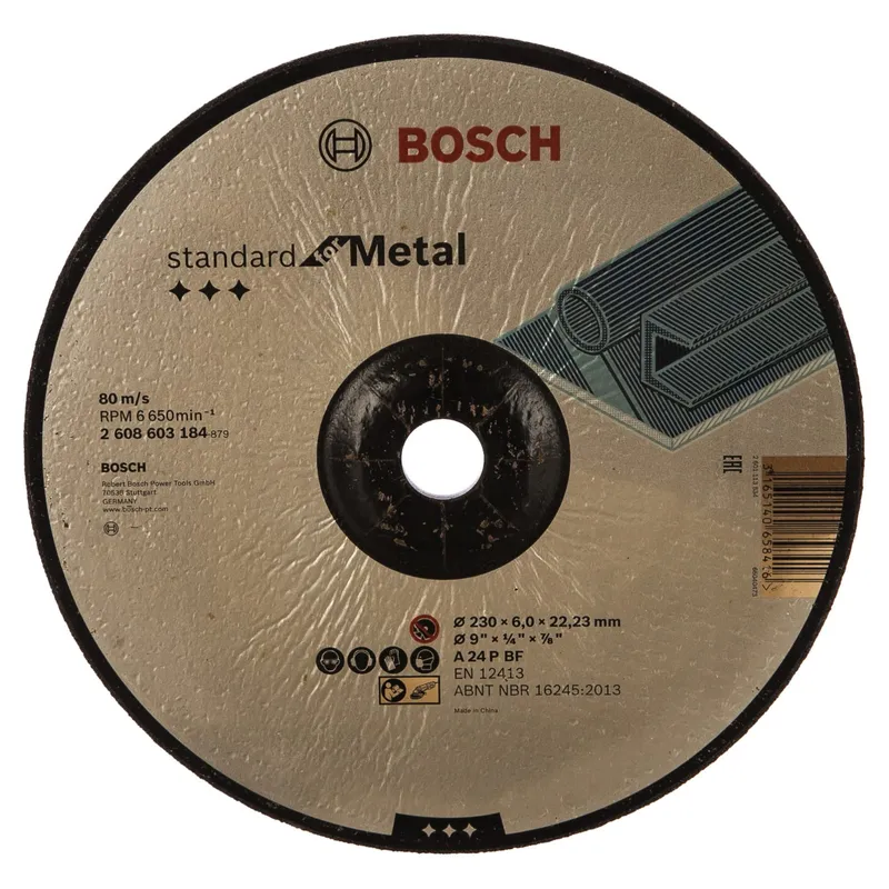 Диск обдирочный по металлу Bosch 230х22.2мм 2608603184