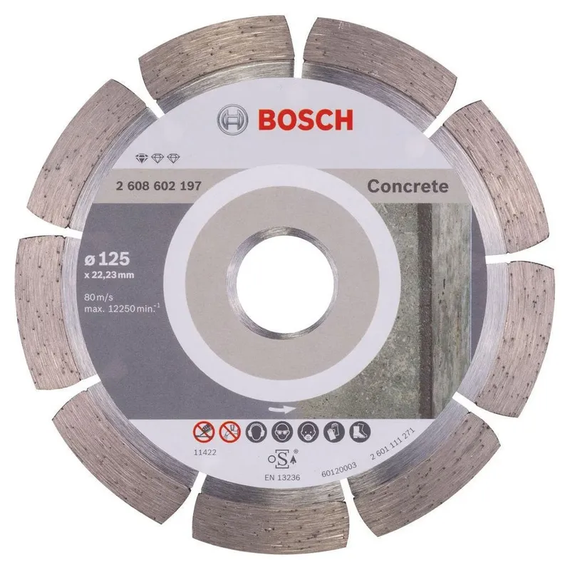 Диск отрезной алмазный Bosch Professional for Concrete 125x1.6x22.2мм 2608602197