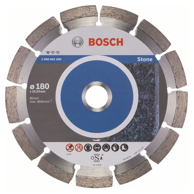 Диск отрезной алмазный Bosch Professional for Stone 180х22.2мм 2608602600