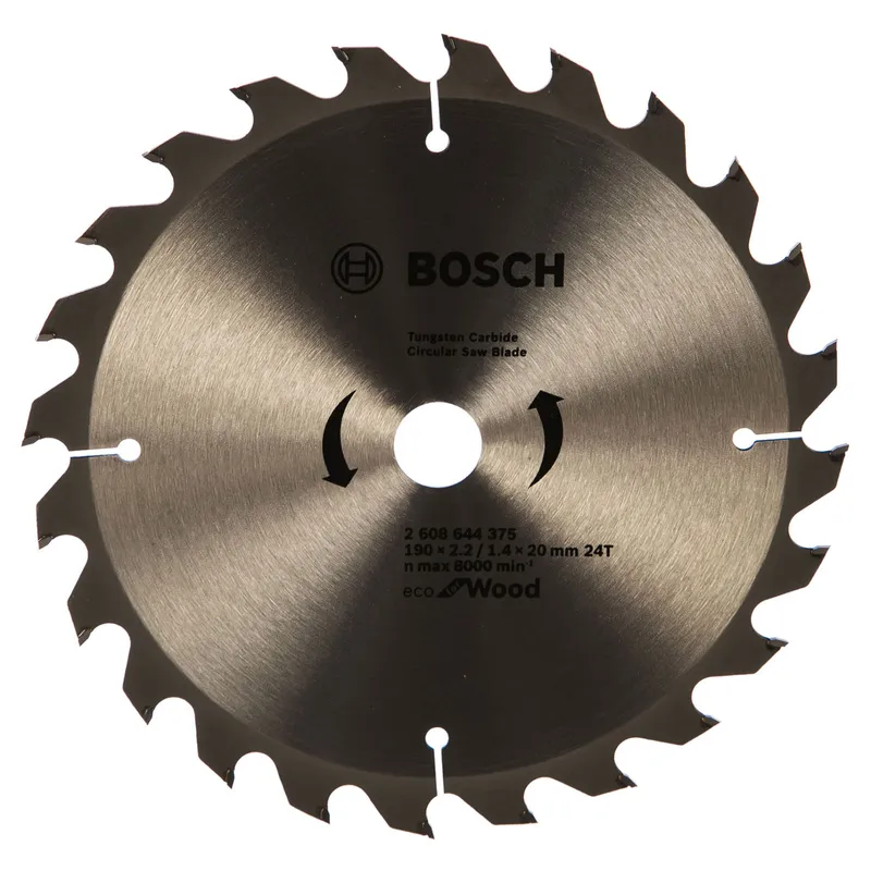 Диск пильный по дереву Bosch Eco for Wood 190x2.2x20мм 2608644375