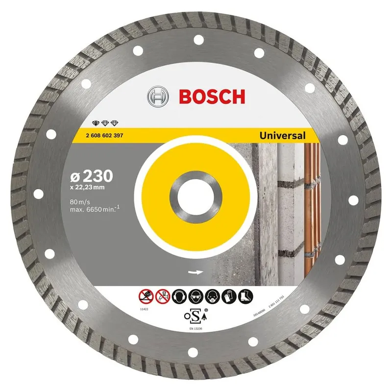 Диск отрезной алмазный Bosch Standard for Universal 230x2.5x22.2мм 2608602397