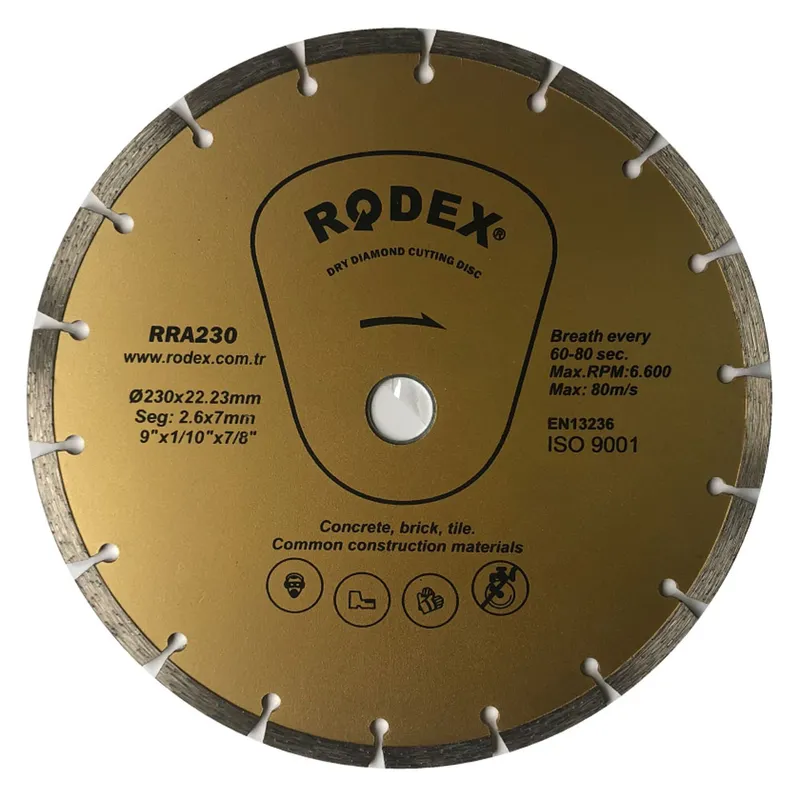 Диск отрезной алмазный RODEX 230х2.4х22мм RRA230