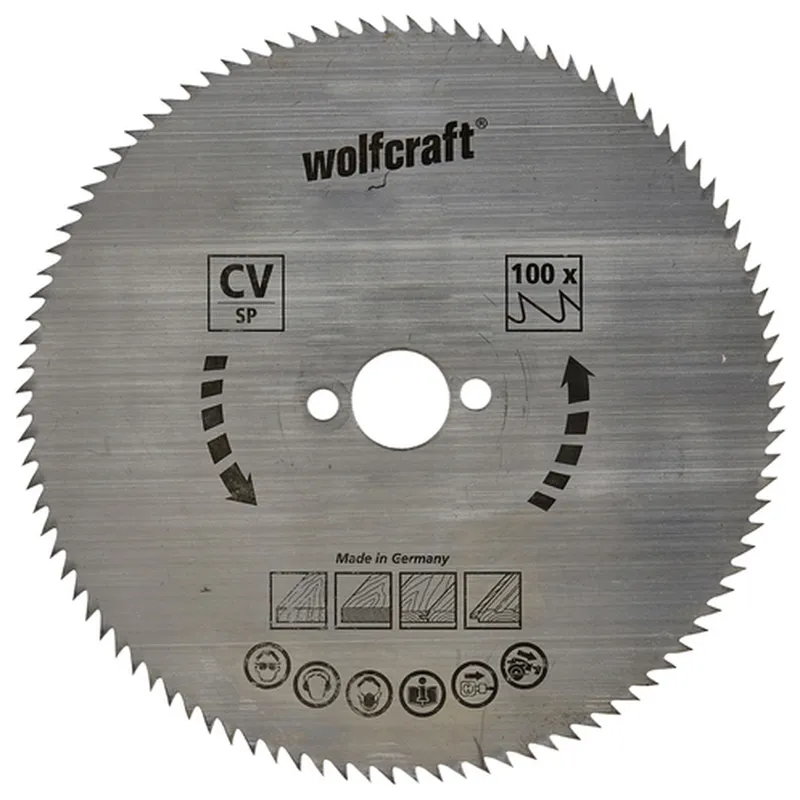 Диск пильный по дереву WOLFCRAFT 210х30х2.4мм 100T 6281000