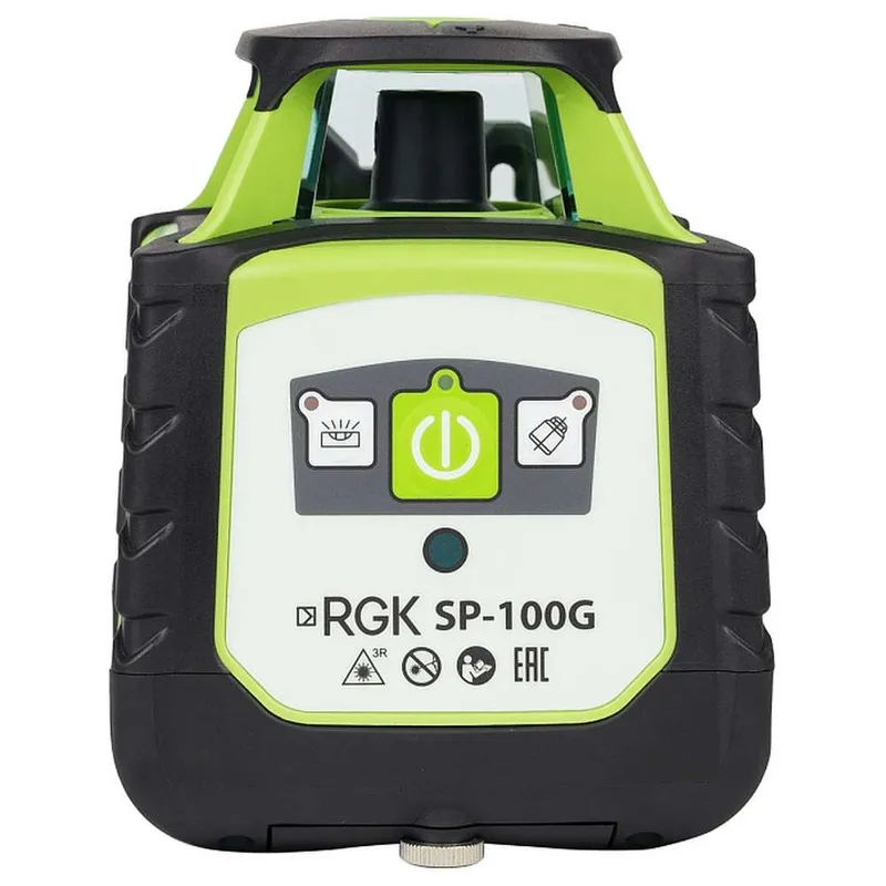Ротационный нивелир RGK SP-100G зеленый луч 751896