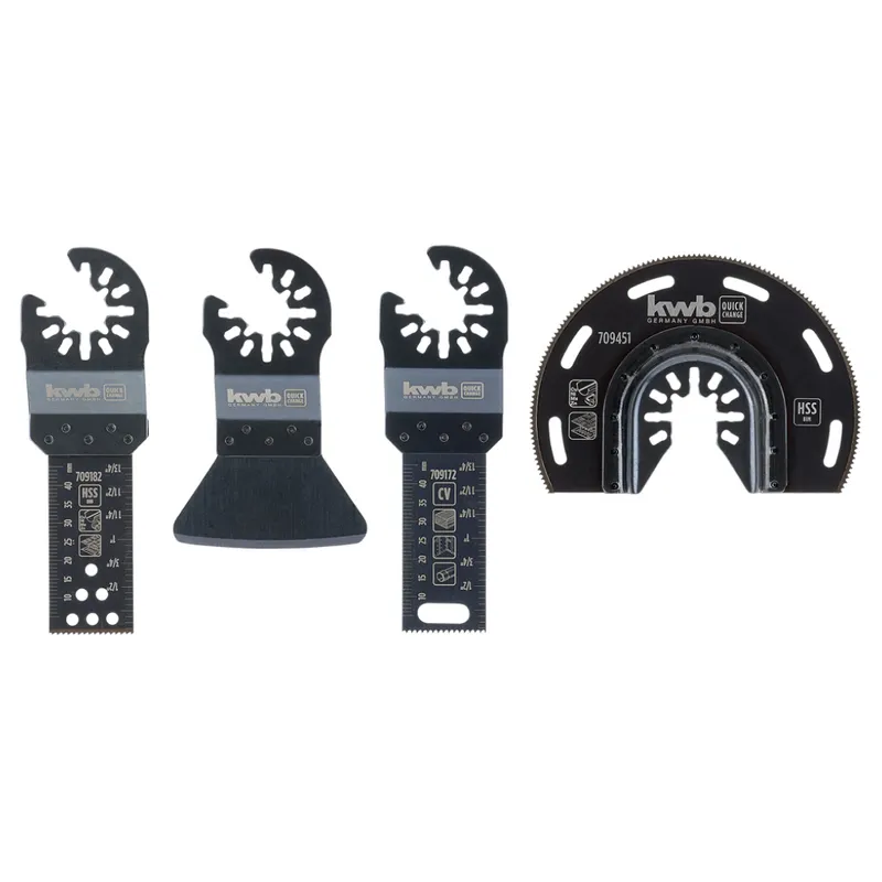 Набор оснастки для реноватора KWB 4 шт. 708801