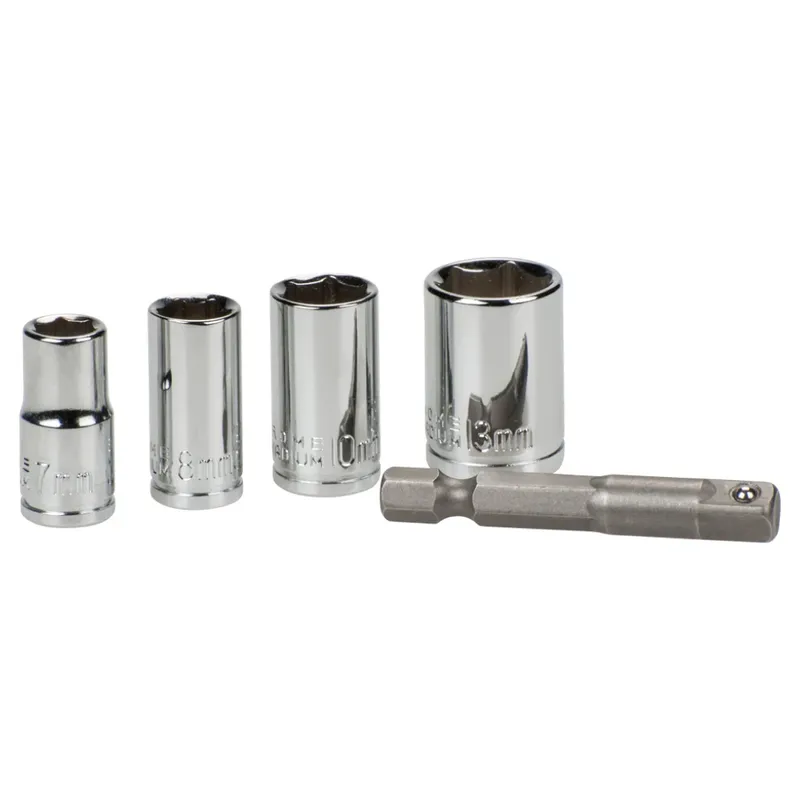 Набор торцевых головок KWB и адаптер 7-13 мм 4 шт. 105110