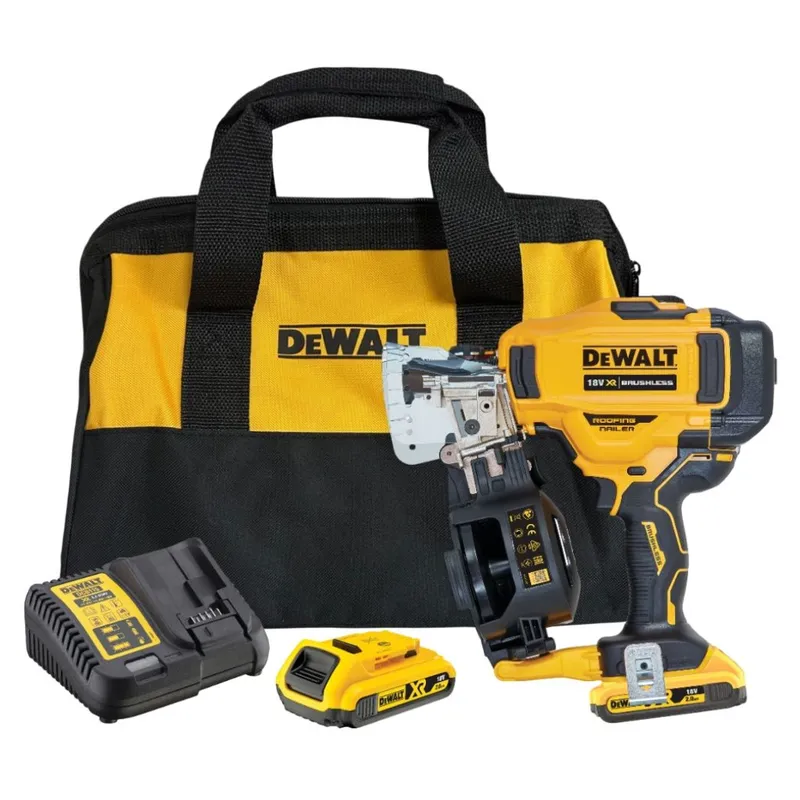 Аккумуляторный гвоздезабиватель DeWALT DCN45RND2-QW