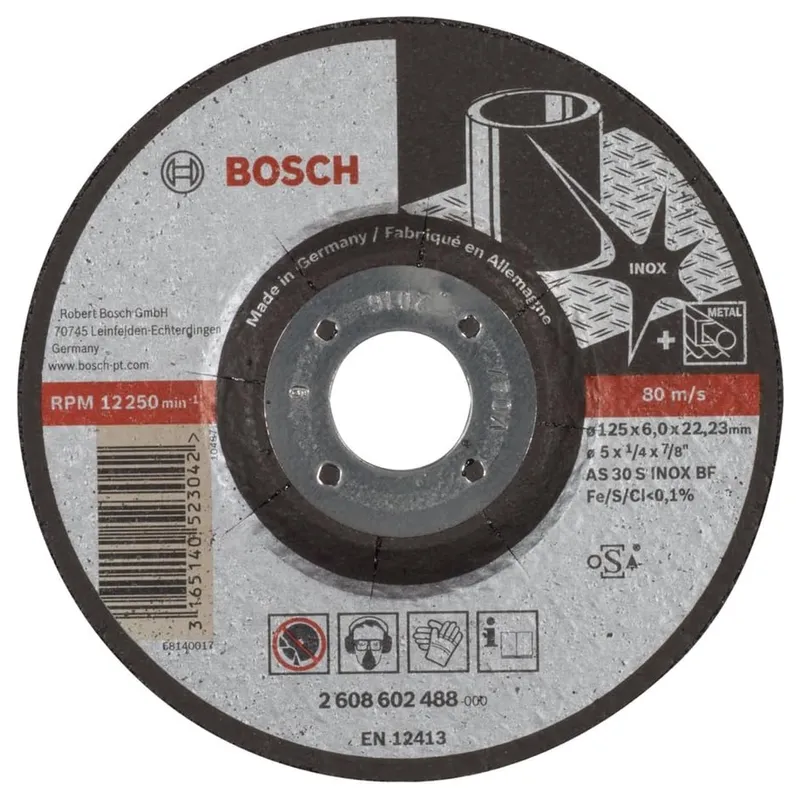 Диск обдирочный по металлу Bosch 125х22.2мм 2608602488