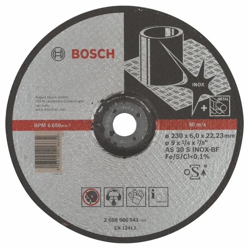 Диск обдирочный Bosch 230х22.2мм 2608600541