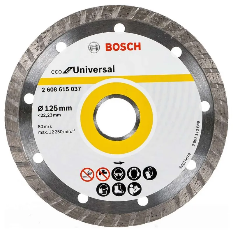 Диск алмазный Bosch ECO Universal Turbo 125х22.2мм 2608615037