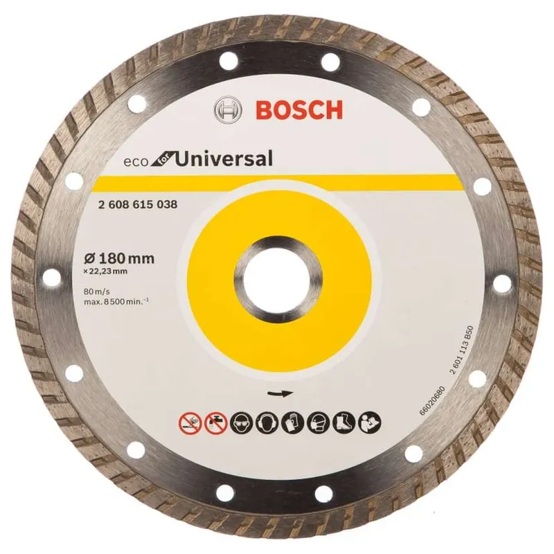 Диск алмазный Bosch ECO Universal Turbo 180х22.2мм 2608615038