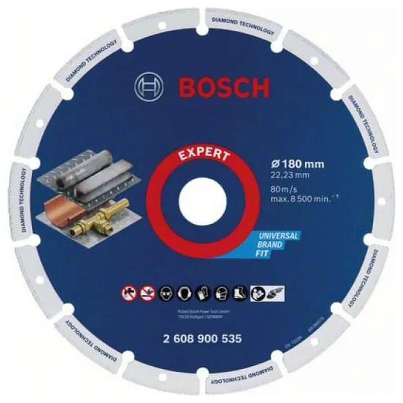 Диск отрезной алмазный Bosch "EXPERT" Diamond Metal Wheel 180x22.2мм 2608900535