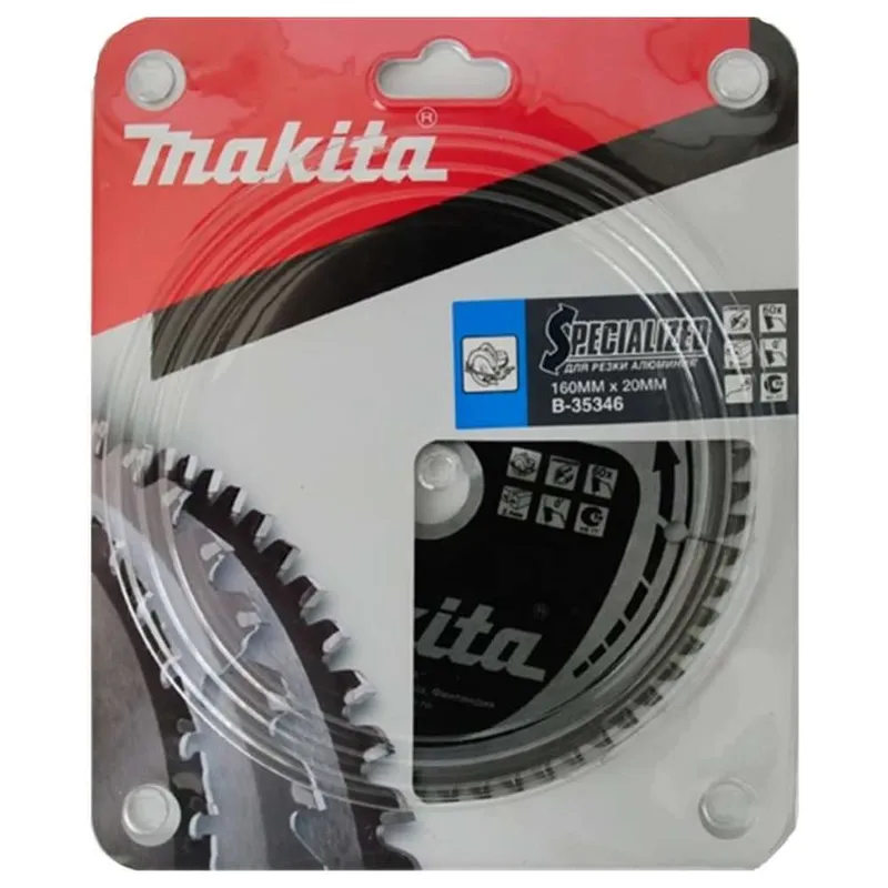 Пильный диск по алюминию Makita T60 160х20мм B-35346