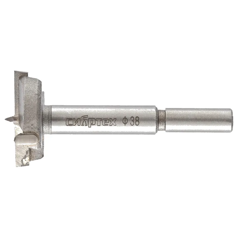 Сверло Форстнера по дереву СИБРТЕХ 38х80мм 704838