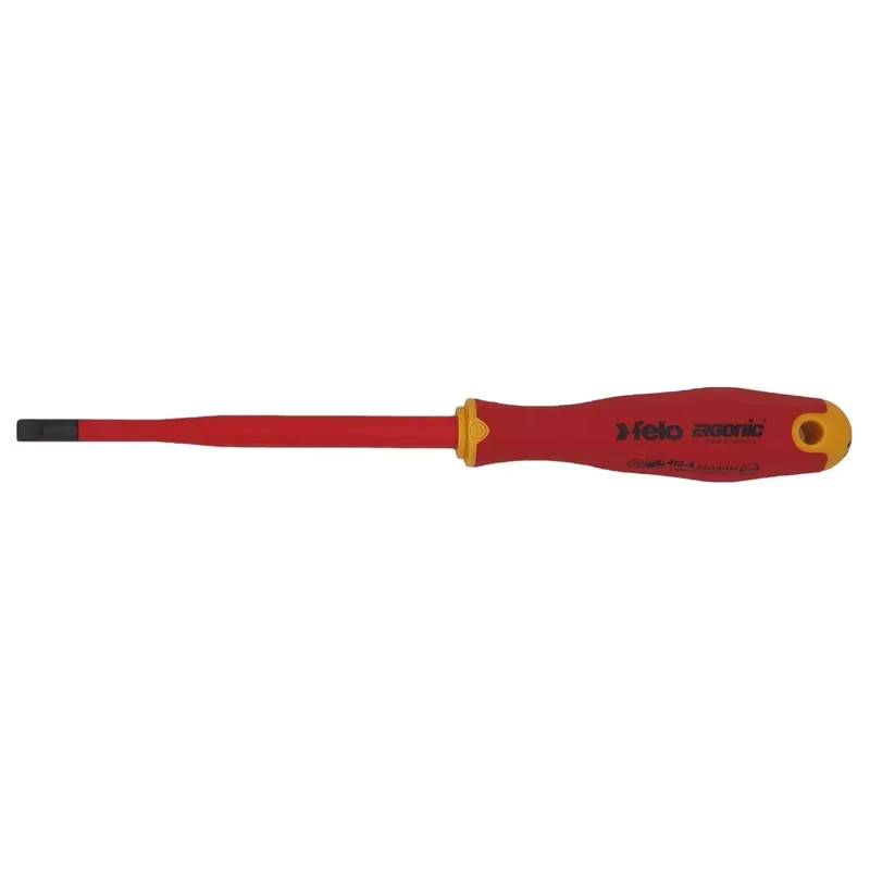 Отвертка диэлектрическая Felo Ergonic E-Slim SL 6.5х1.2 E-Slim 41396590