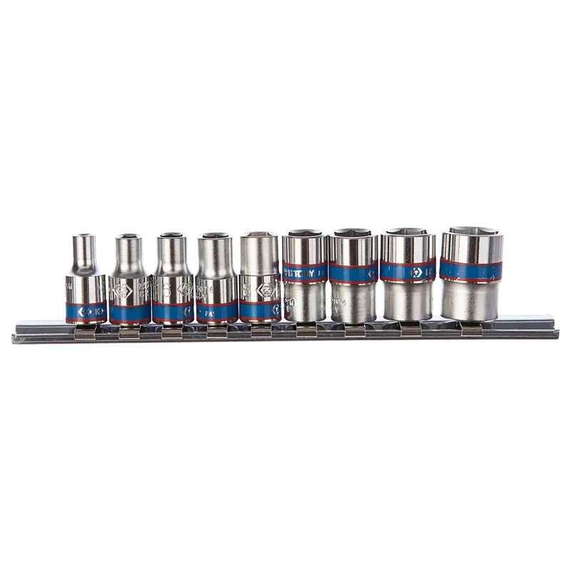 Набор торцевых головок KING TONY 1/4" 4-13мм 9шт. 2509MR