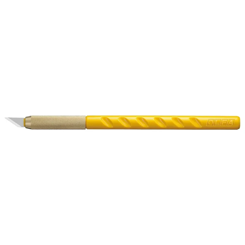 Нож с перовым лезвием OLFA 6мм OL-AK-1/5B
