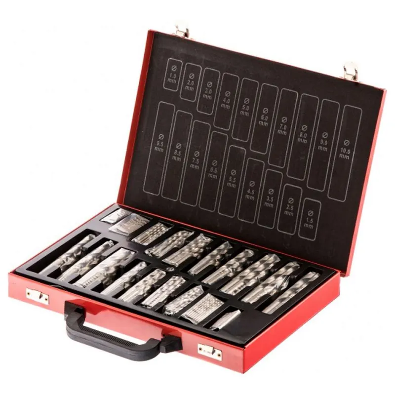 Набор сверл по металлу MATRIX HSS 1-10мм 170шт. 723170