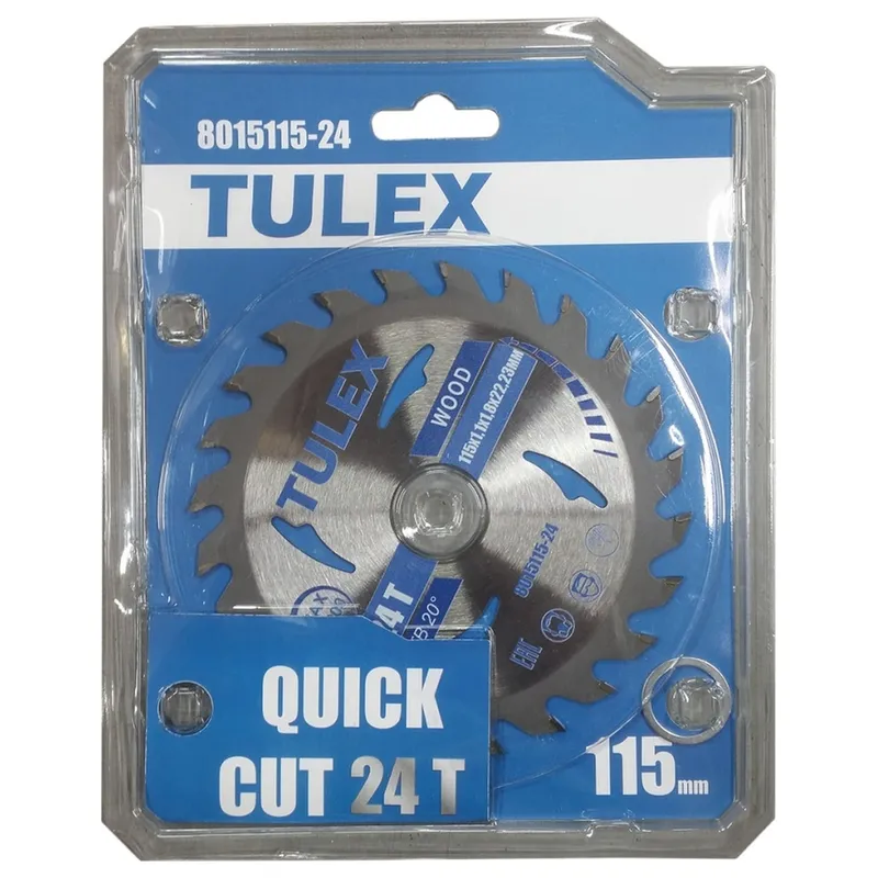 Диск пильный по дереву TULEX 115х22.2мм 8015115-24