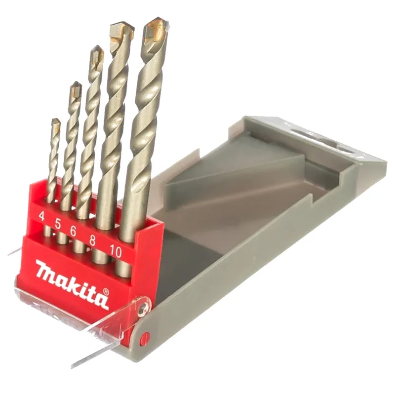 Набор сверл по бетону Makita 4-10мм 5шт. D-05175