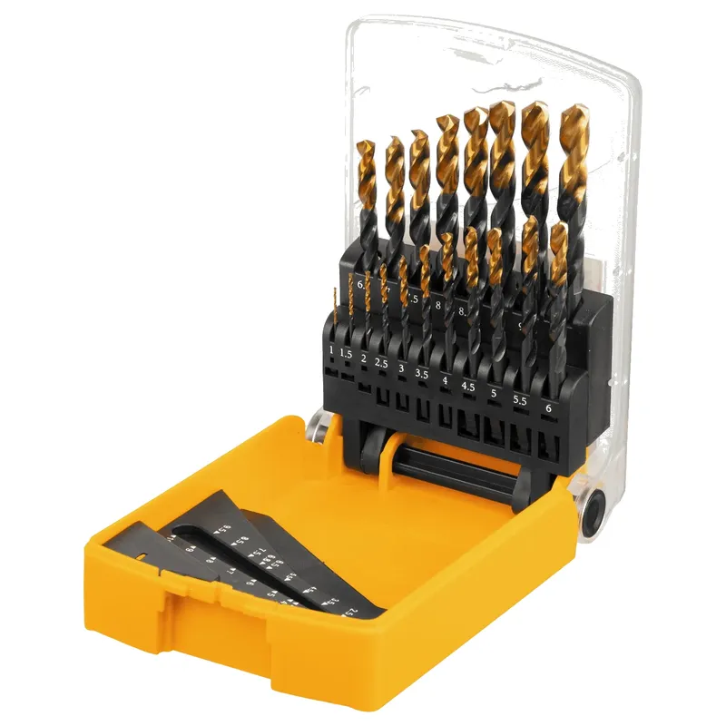 Набор сверл по металлу DENZEL 1-10мм 19шт. 72321