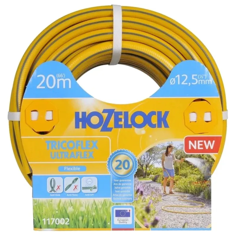 Шланг садовый HoZelock "TRICOFLEX ULTRAFLEX" 20м 12.5мм 117002