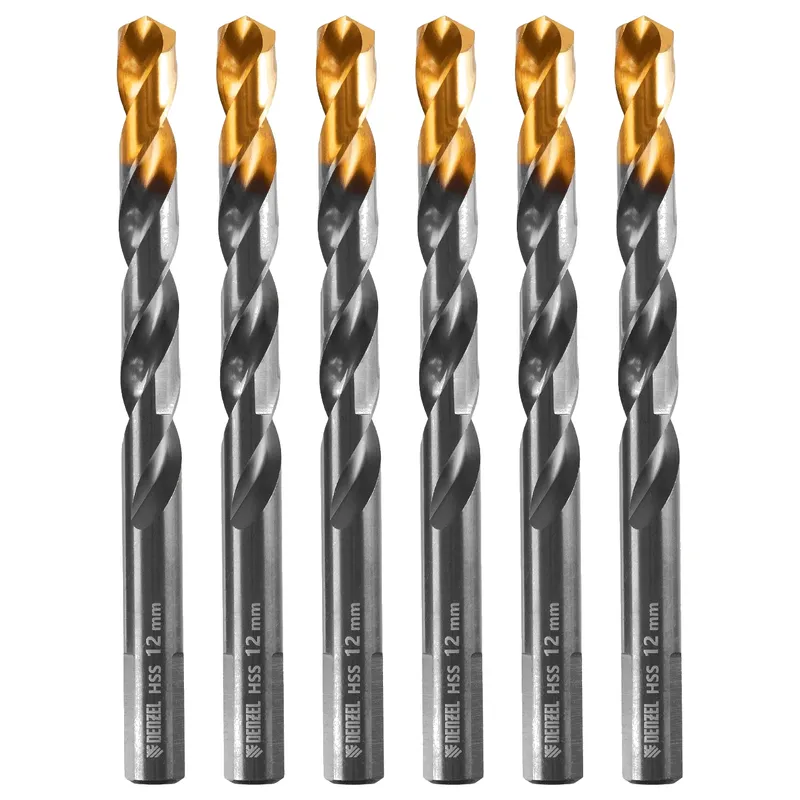 Сверло по металлу DENZEL 12мм 6шт. 717224