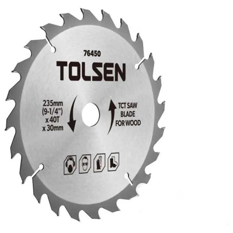 Диск пильный по дереву TOLSEN 115x22.2мм 16мм 76420