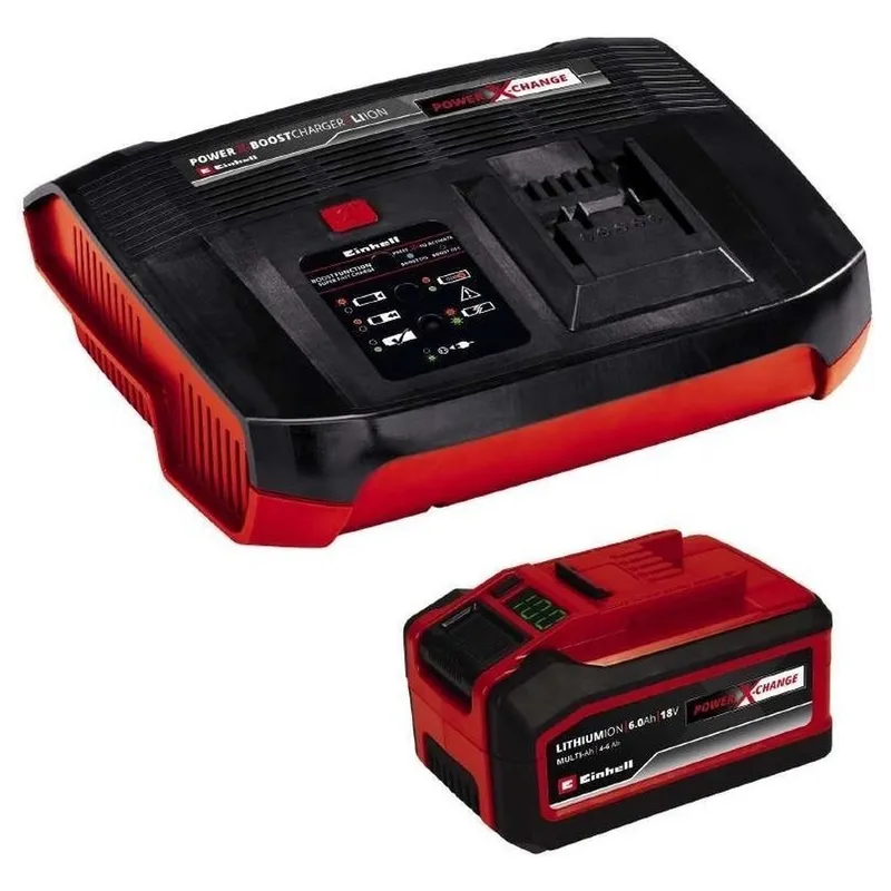 Аккумулятор Einhell PXC "Starter Kit" 18V 4-6Ah + зарядное устройство 6A Boostcharger 4512143