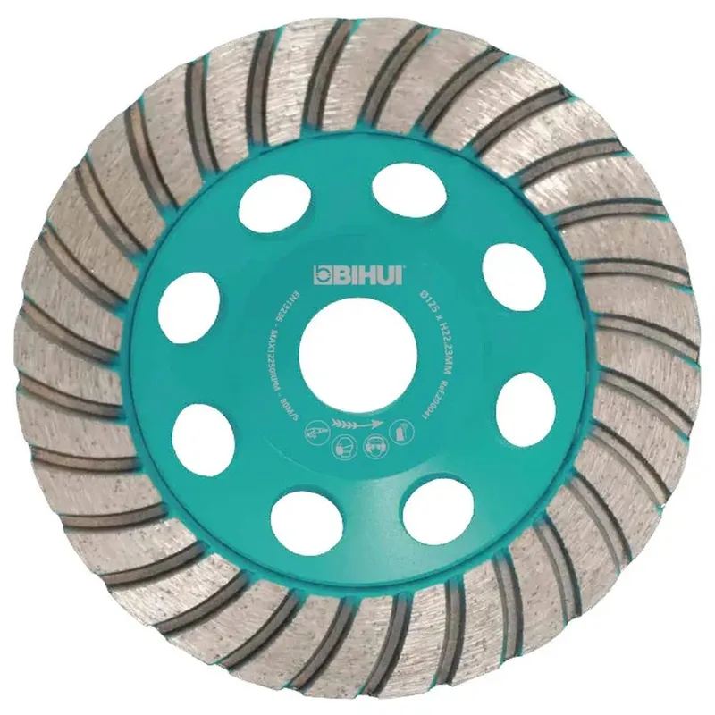 Чашка алмазная BIHUI "TURBO" 180мм DCWT7