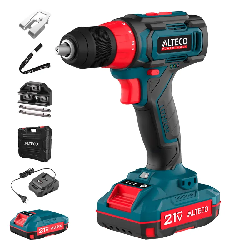 Аккумуляторная дрель-шуруповерт ALTECO CD 21-35 (2×2Ah)