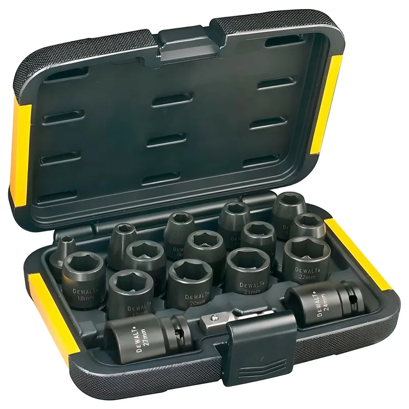 Набор торцевых ключей DeWALT 1/2" 17шт. в пластиковом боксе DT7506-QZ