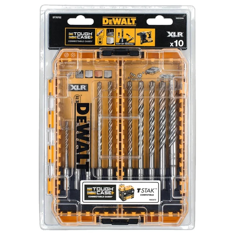 Набор буров DeWalt XLR SDS-plus 10шт 5-12мм DT70752-QZ