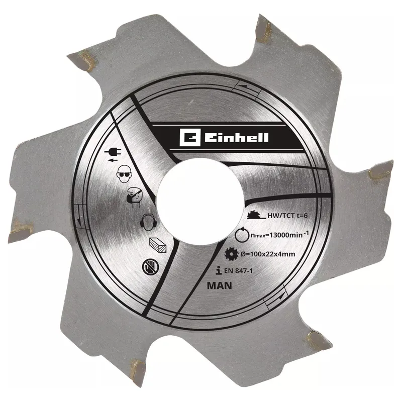 Диск для ламельного фрезера Einhell 100х22х4мм 6T 49758941