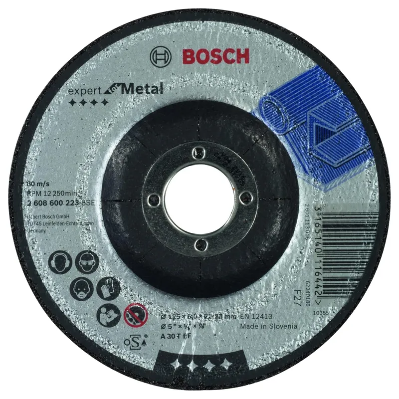 Диск обдирочный по металлу Bosch 125х22.2мм 2608600223