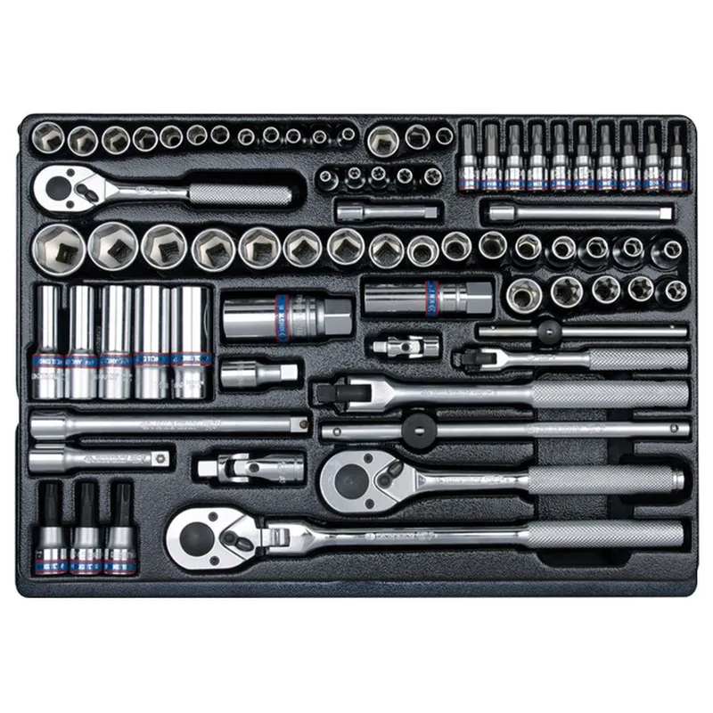 Набор торцевых головок с принадлежностями KING TONY 75 предметов 9-5575MR