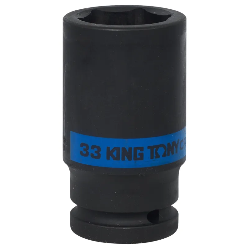 Головка торцевая ударная глубокая шестигранная KING TONY 3/4" 33мм 643533M
