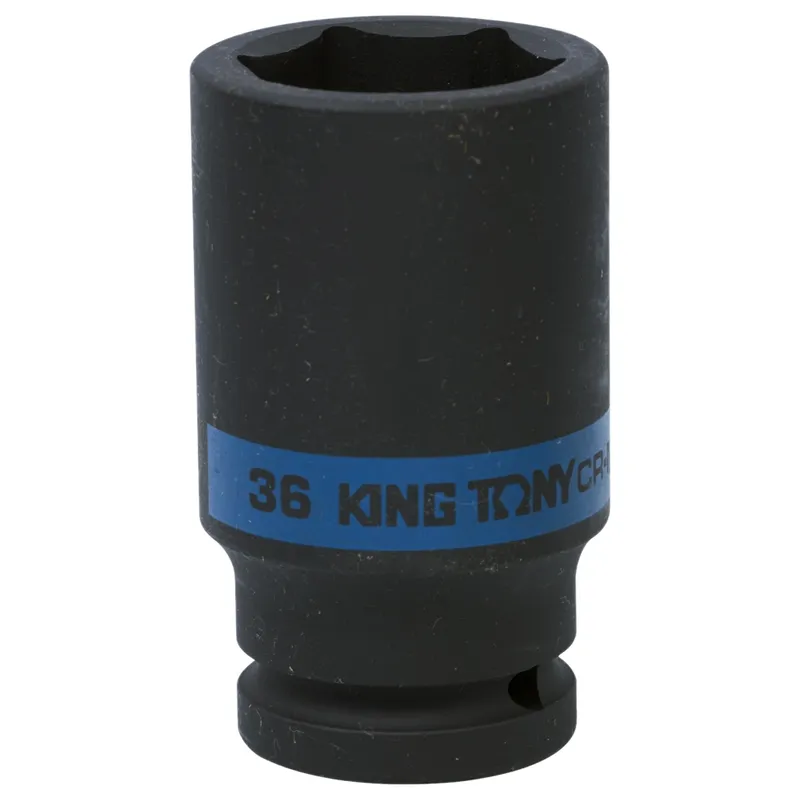 Головка торцевая ударная глубокая шестигранная KING TONY 3/4" 36мм 643536M