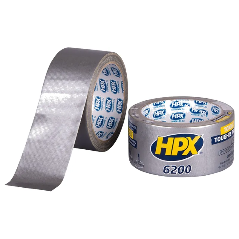 Армированная односторонняя лента HPX 48мм*25м серебристая CS5025