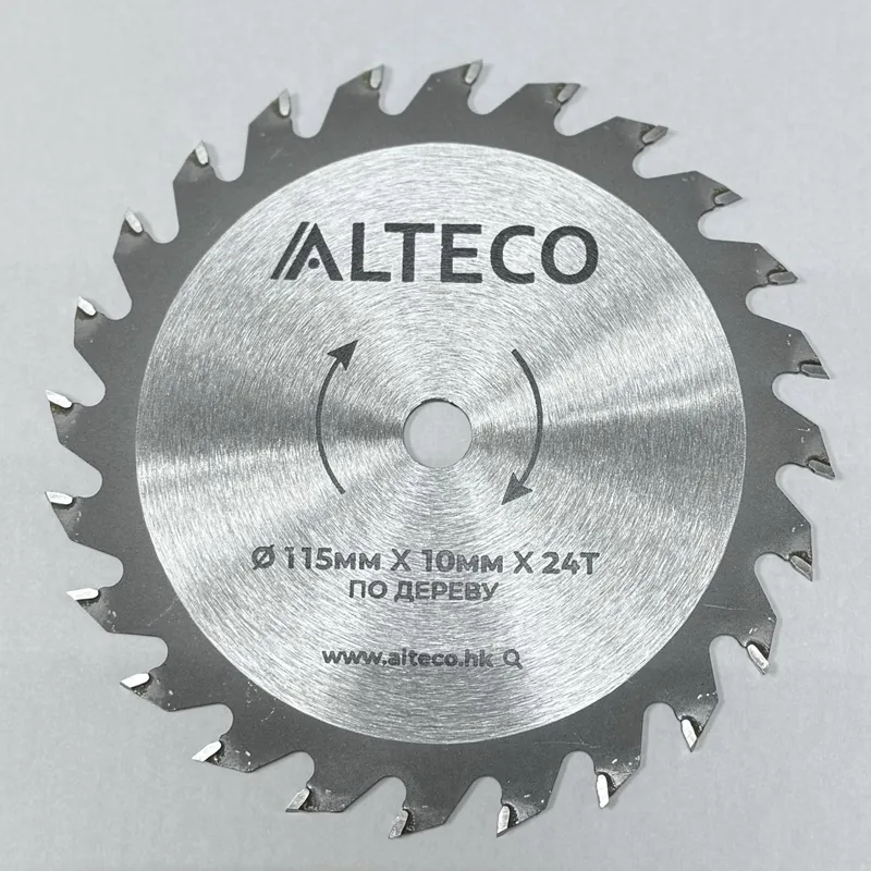 Пильный диск по дереву ALTECO 115х10мм 24Т