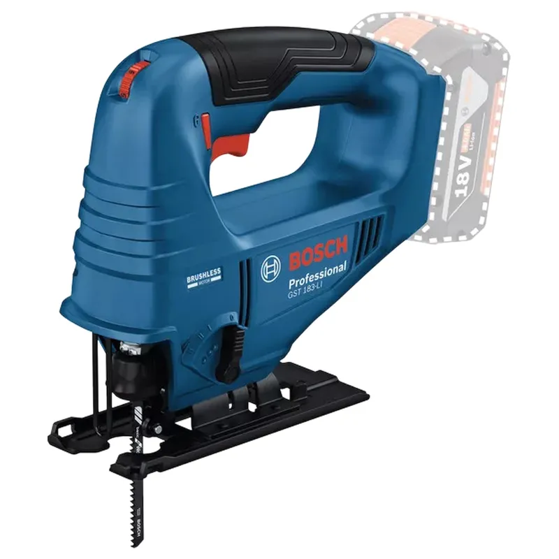 Аккумуляторный лобзик бесщеточный Bosch GST 183-LI 18V 06015B7022